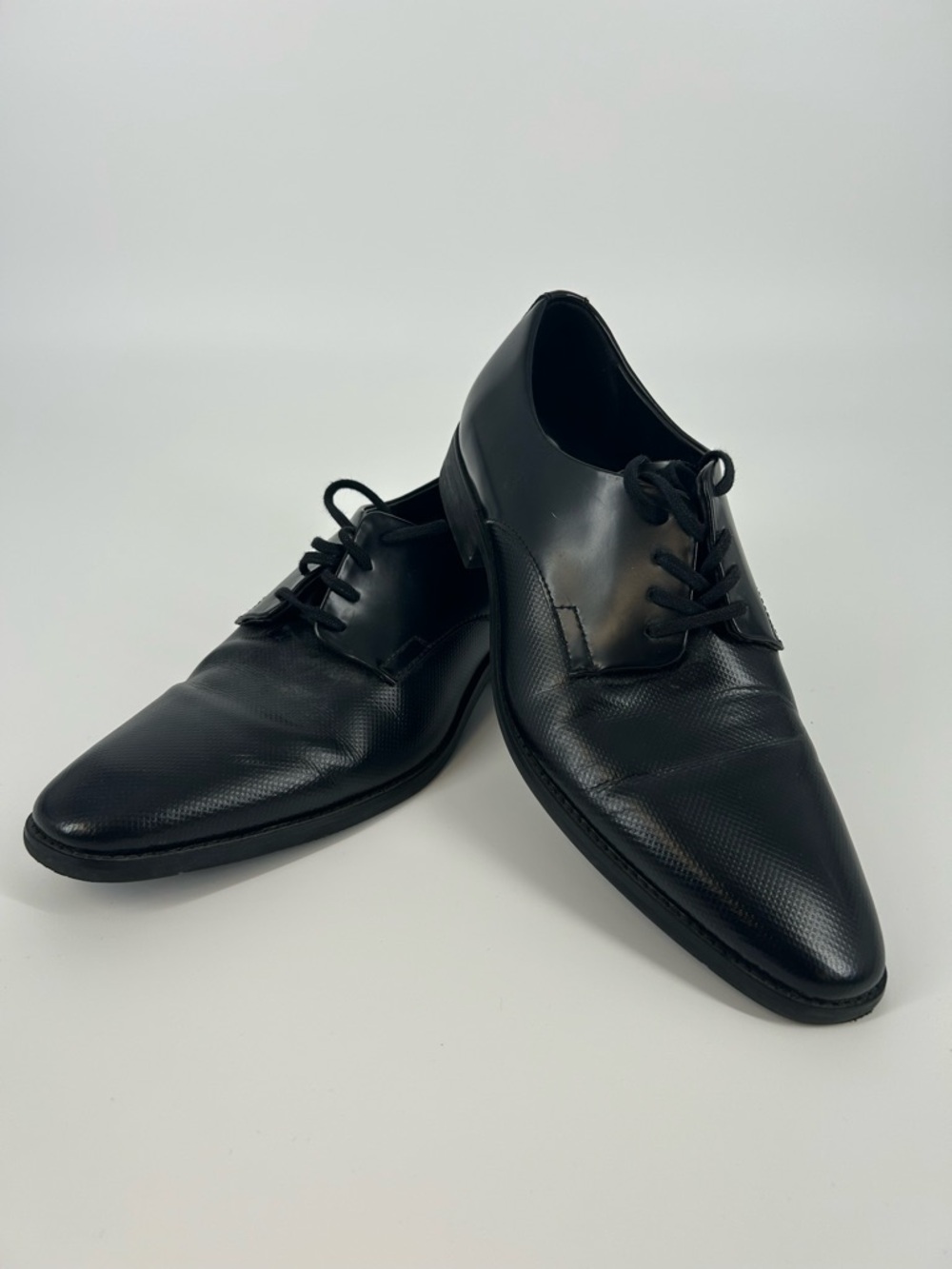 Calvin Klein Men's Classic Black Lace-Up Dress Shoes Size 9
